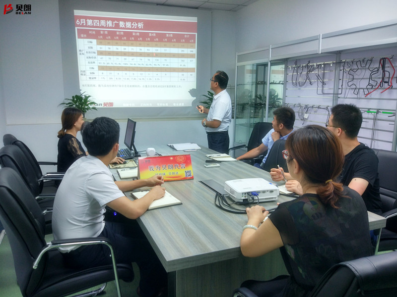 總結工作，計劃未來——貝朗鐵絲成型機員工周例會